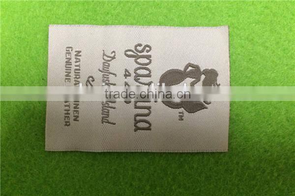 Garment labels and tags,100% polyester woven labels for clothing