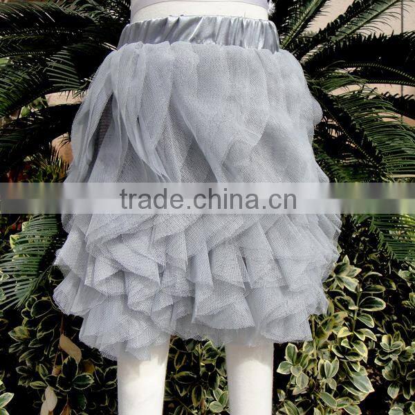 High quality white baby skirts children tulle skirt and romantic tutu