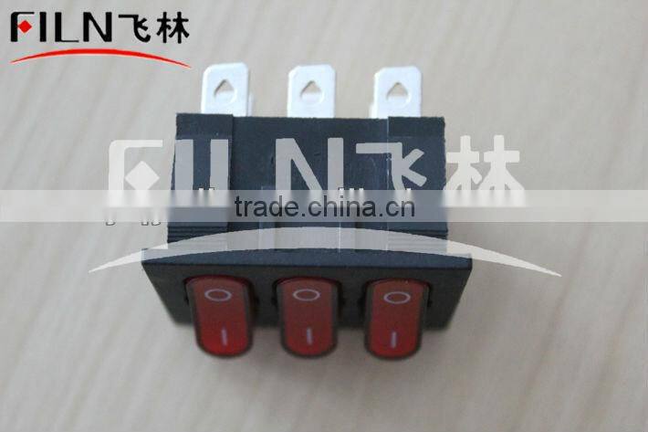 Nylon 9 Pins ON OFF 15A Rocker Switch Panel Mounting