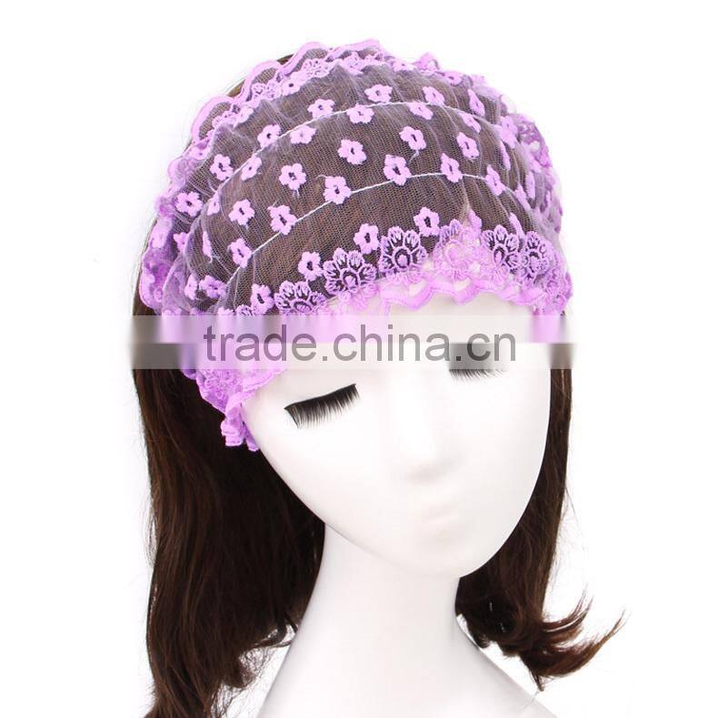 with 11 years manufacture experience design elastic hair bands head wrap for makeup