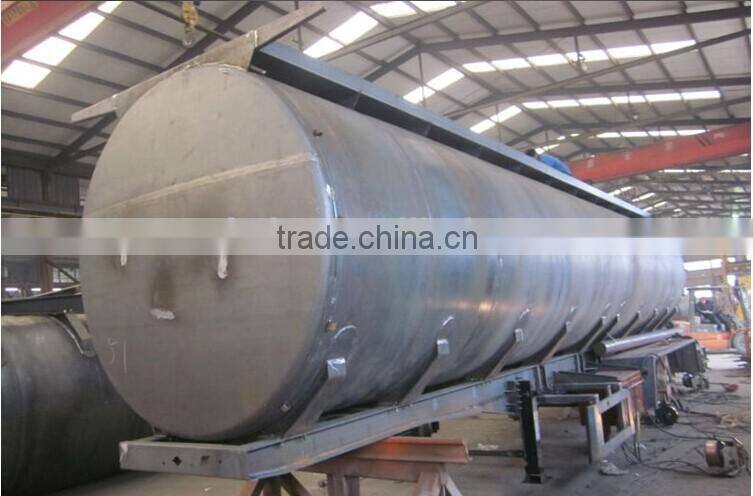 Mobile fuel tank trailers,insulation fuel tank trailer,stainless steel tank 50000L