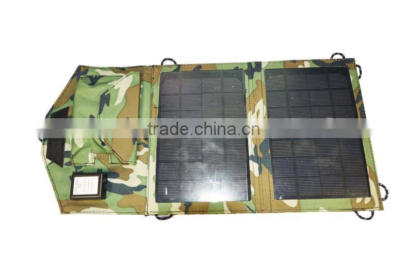 Waterproof and Powerful 3.5w foldable portable solar charger for mobile phone ipad and tablet