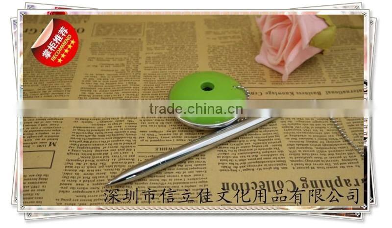 TT-13 fashionable desk pen with chain , bank pen with lovely pen stand