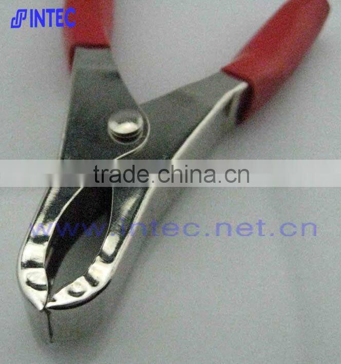 Jumper Wires Alligator Crocodile Roach Test Clip Plastic Handles Crocodile clips 70mm red color thick I00110
