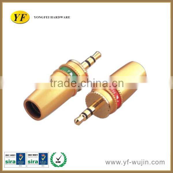 Aluminium Alloy Parts Brass Frequency Connector Communication Equipment Parts