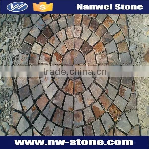 factory HOT SALE SLATE TILES STONE ,PAVING STONE WITH HOTEL GRADEN CONSTRUCTION