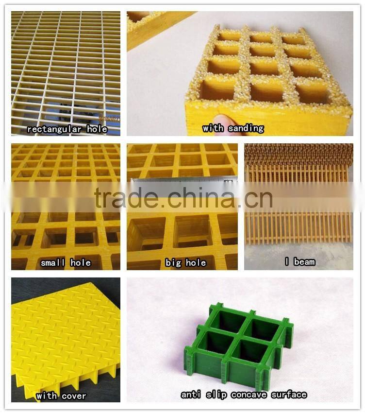 wholesale 25mm and 38mm fiberglass drainage grates, drain grating