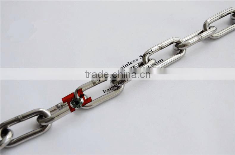 304 316 Stainless Steel Japanese Standard Link Chain with diameter 14mm