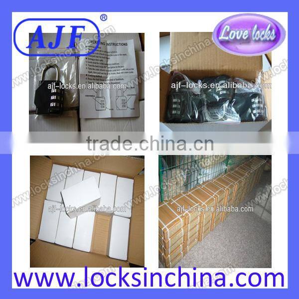 AJF 2015 Manufacturer Direct Wholesale security and safety gym locker combination padlock