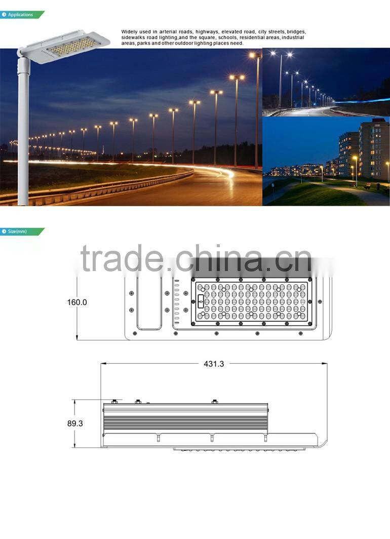 Super Slim Design, Nichia LED, 100-140lm/W, Promotional Price, 2016 CE Rohs Approved, Meanwell Driver 90W LED Street Lighting