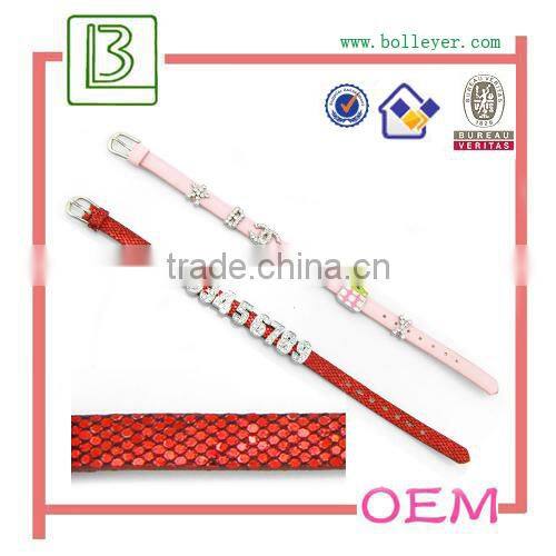 Wrap around thin leather bracelet for summer accessory