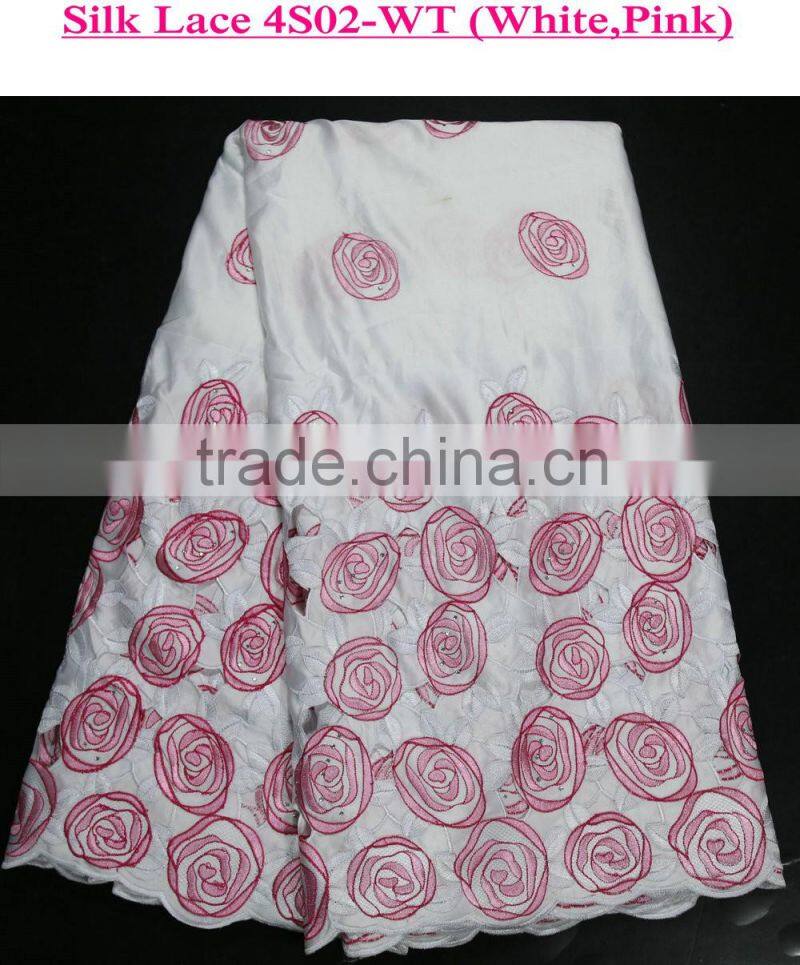 Fashion wedding dress raw silk fabrics natural silk fabric pure silk fabric