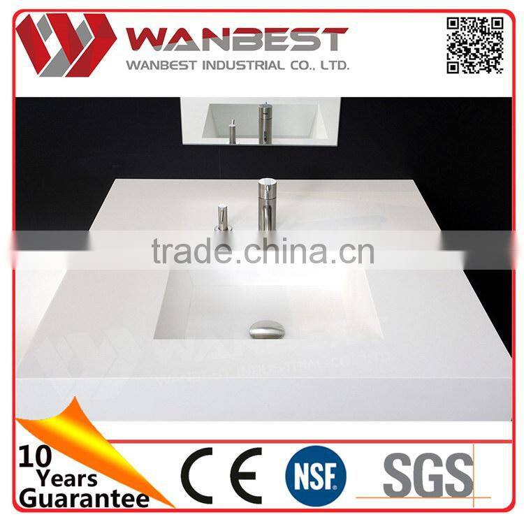 New Arrival useful thin edge drop-in counter wash basin