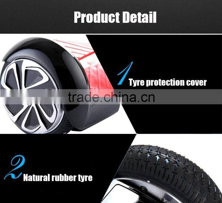 8 inch self balancing electric Scooter with bluetooth and LEDs light