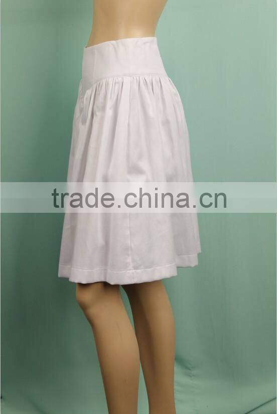 White midi women korean fashion skirt crushed skirt pictures of short skirts