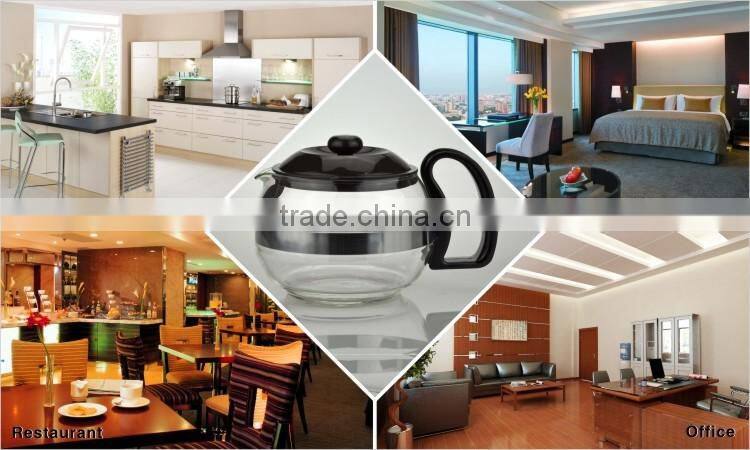 New Product Stove Top Pyrex Glass Whistling Tea/Water Kettle 600u/1000u/1200u