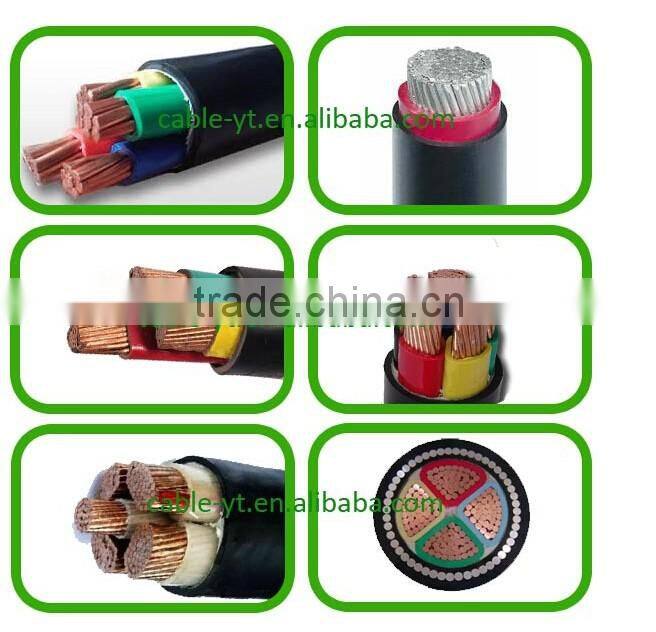 XLPE insulated PVC sheathed power cables