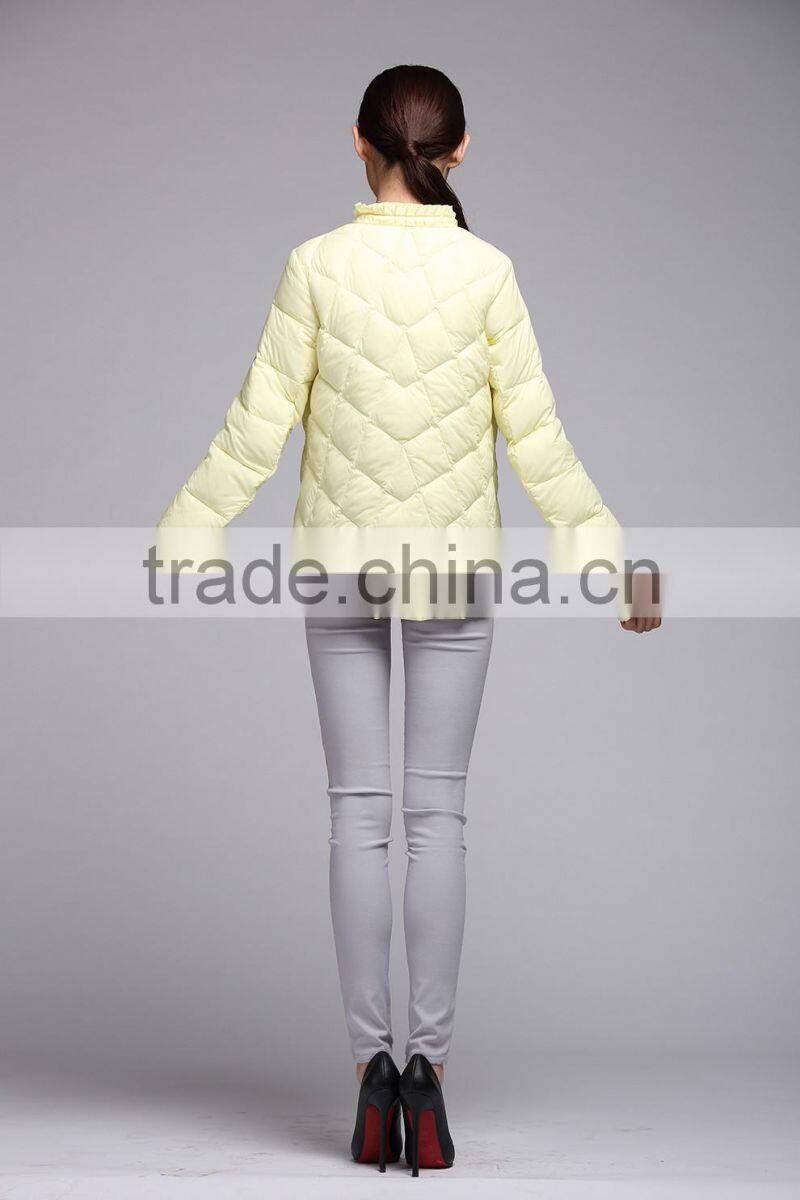 custom cheap A-line denim jacket wholesale