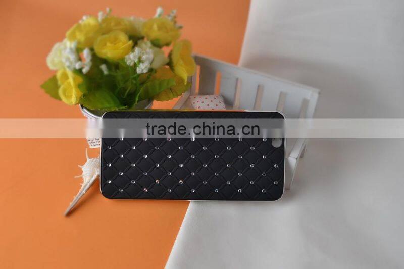 Perfect silicone seting diamond cell phone case for iphone 6 series