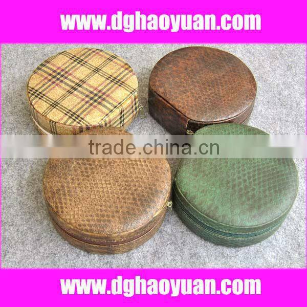 Round Jewelry case,jewelry boxes for promotion
