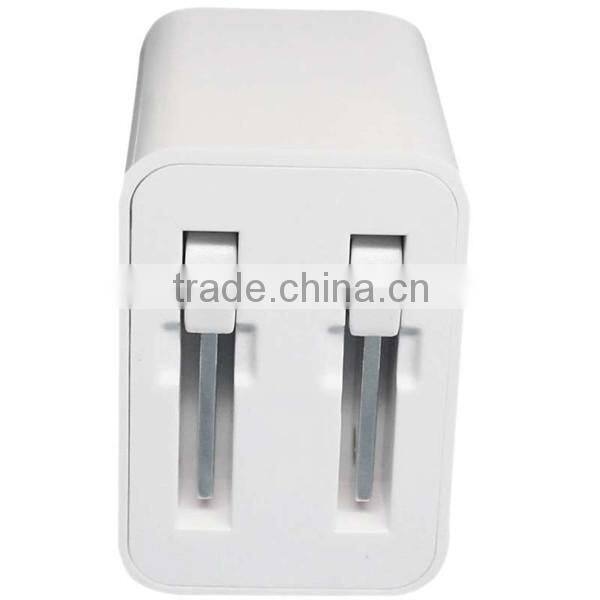 Hot Sell Real 1A USB Wall Charger with real fire-proof PC shell from china factory