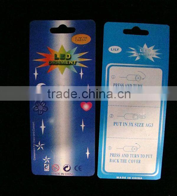 Novelty hot led necklace light