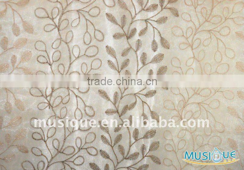 Curtain embrodiery design