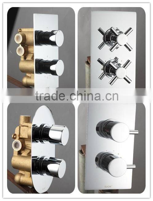 2 handles concealed bath shower mixer