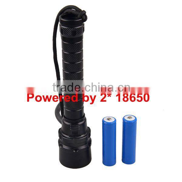 3* XM-L2 LED high lumen LED Diving Flashlight For Scuba Diving Equipment