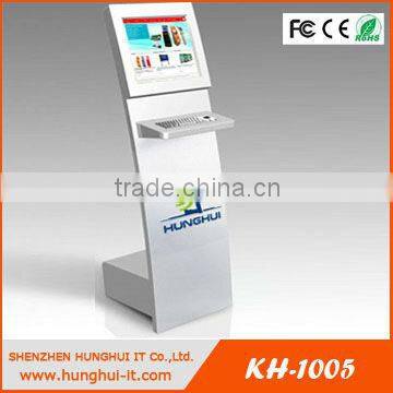 Webcam Wall Mounted Advertising Kiosk Payment With Motor Chip Card Reader