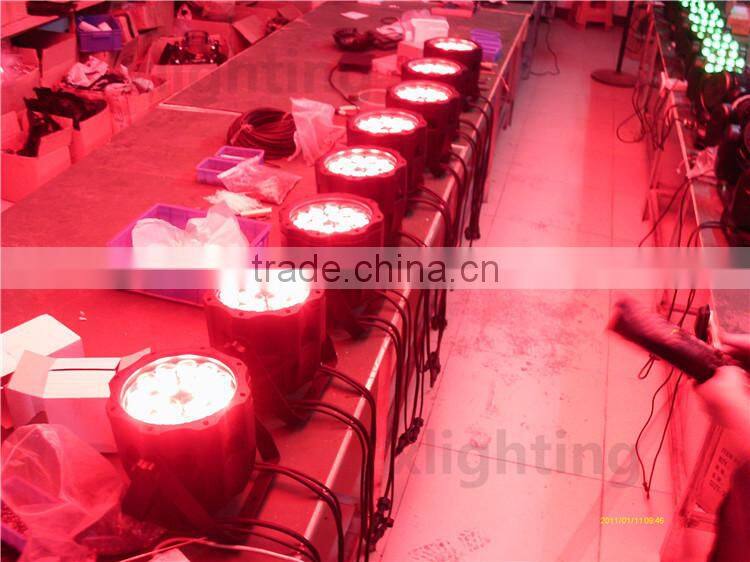 9x10w Wedding supplies battery power wireless dmx led par wireless dmx uplights
