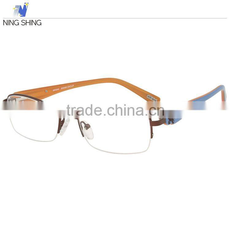 2016 Popular Fashion Design Eyeglass Optical Frame With Spring Hinger