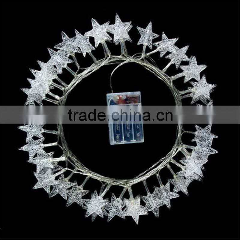 40 LED Star Fairy Light String Battery Powered for Indoor Outdoor Christmas, Partys, Wedding, New Year Decoration