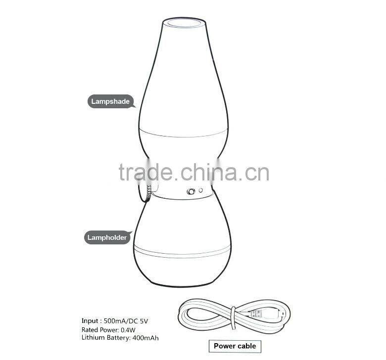 Creative Kerosene Oil Lamp Design with Dimmer Control Key for Indoor & Outdoor Use, Night Light, Reading Lights