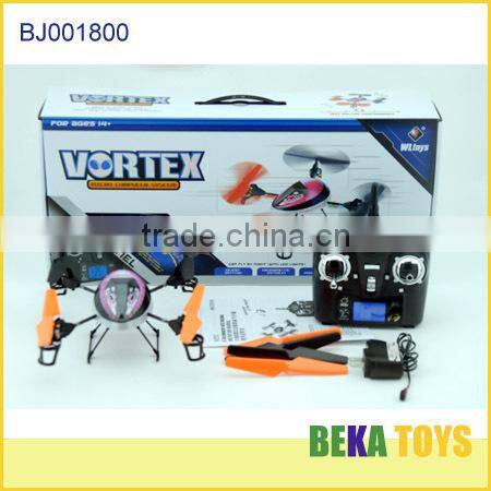 Hot selling 2.4G 4 channel big black rc single propeller helicopter