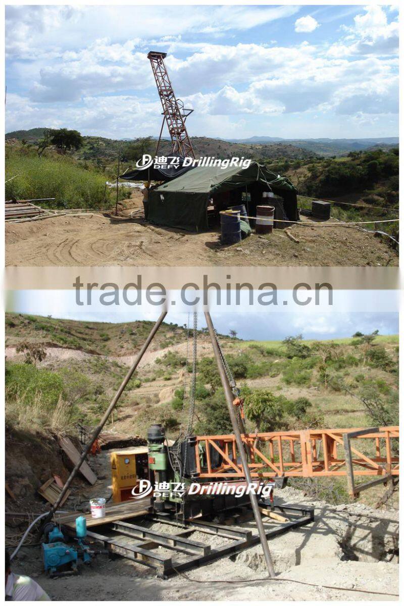 Latest technology metal sample core drilling rig equipment