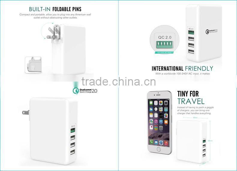 US/EU/UK/AU plug mobile travel charger rapid charging mobile charger 5v/9v