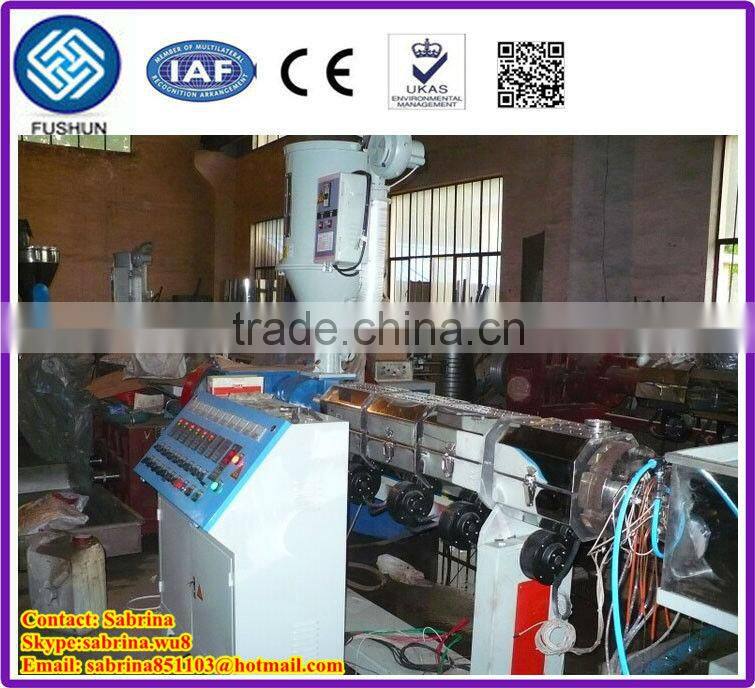 PVC plastic cross-section communication pipe machinery