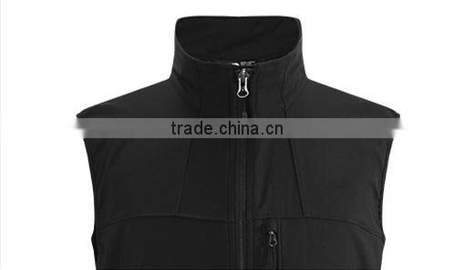 Custom windproof running softshell vest