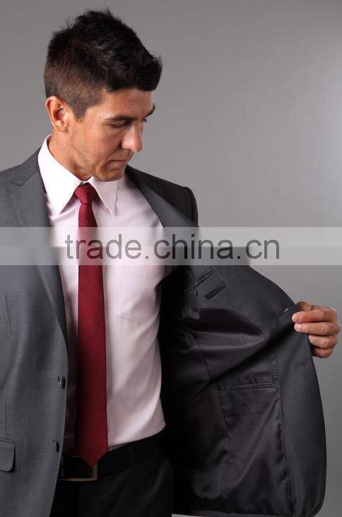 The Classic Wool and Cashmere Charcoal Grey Suit