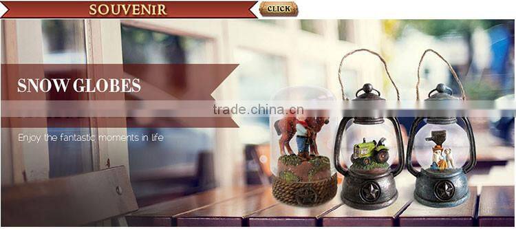 resin craft led table lamp in the shape of deer