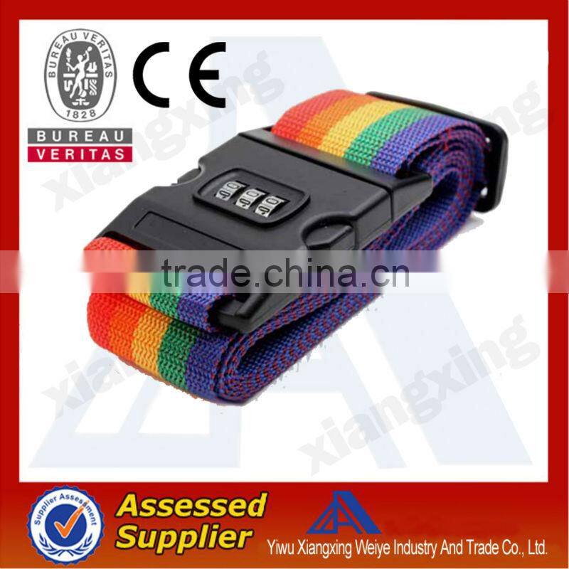 Customized logo nylon belts with plastic buckles wholesale