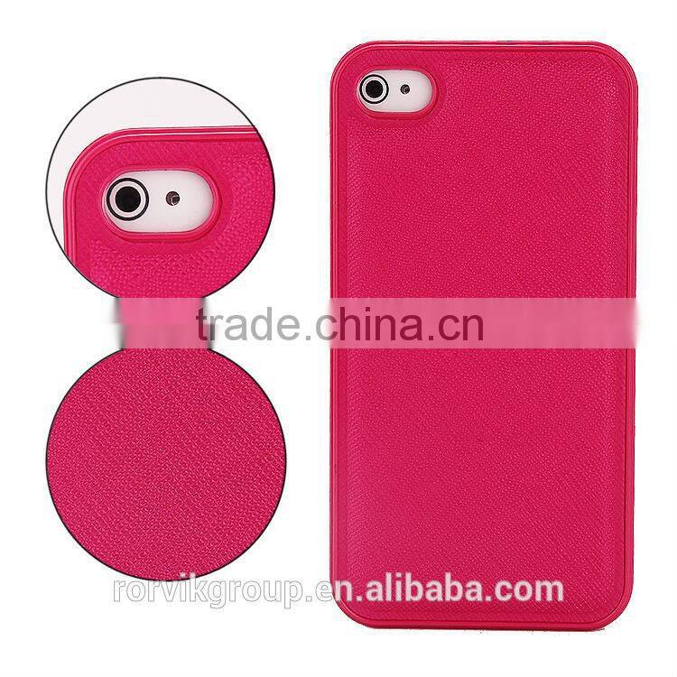 Hot 2 in 1 Premium PU Leather Wallet Purse Case for Apple iphone 4S with Flip Cover