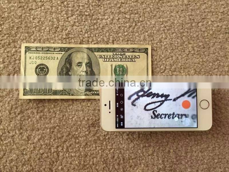 portable stick-on 200x zoom microscope for iphone 6 plus 5c 5s 4s samsung galaxy s6 s4 s5 note4 htc one m8 m9