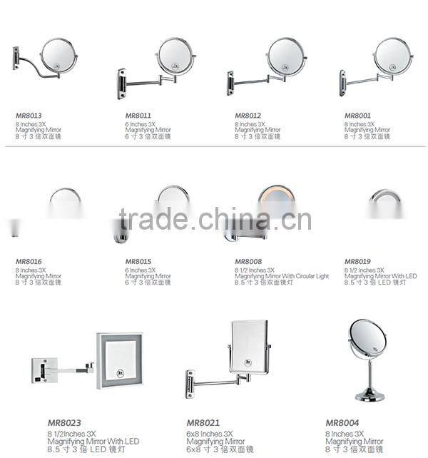 Adjustable Wall Mounted Shaving Mirror Bathroom Shaving Mirror MR8002