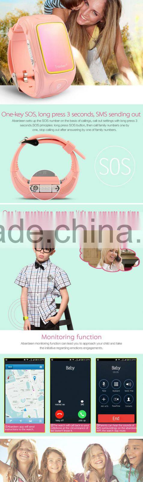 Monitor Online Software Anti-Kidnapping tracking watch