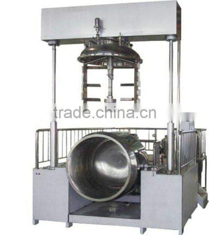 Vacuum Heating Homogenizing Tilting Cream Mixing Machine