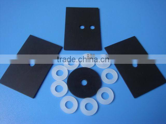 Factoy Customized High Precision Hard EPDM fins gasket round shape rubber plug
