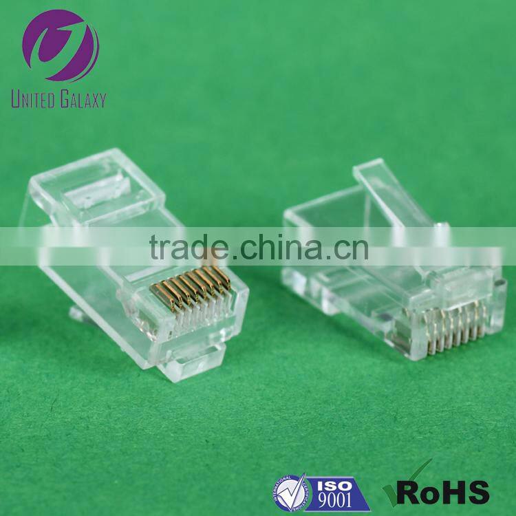 two piece RJ45 cat6 network connector