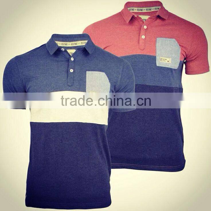High Quality Yarn Dyed Polo Tshirt Mens